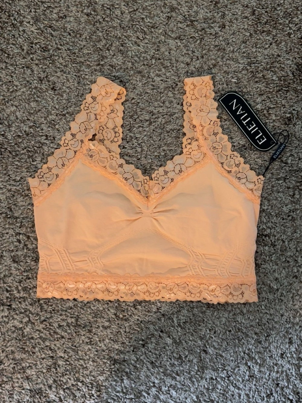 elietian bralette peach